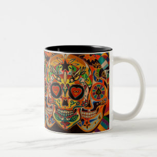 Taza Bicolor AMOR y muerte