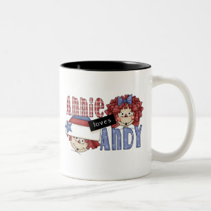 Taza Bicolor Amores Andy Ragdoll de Annie
