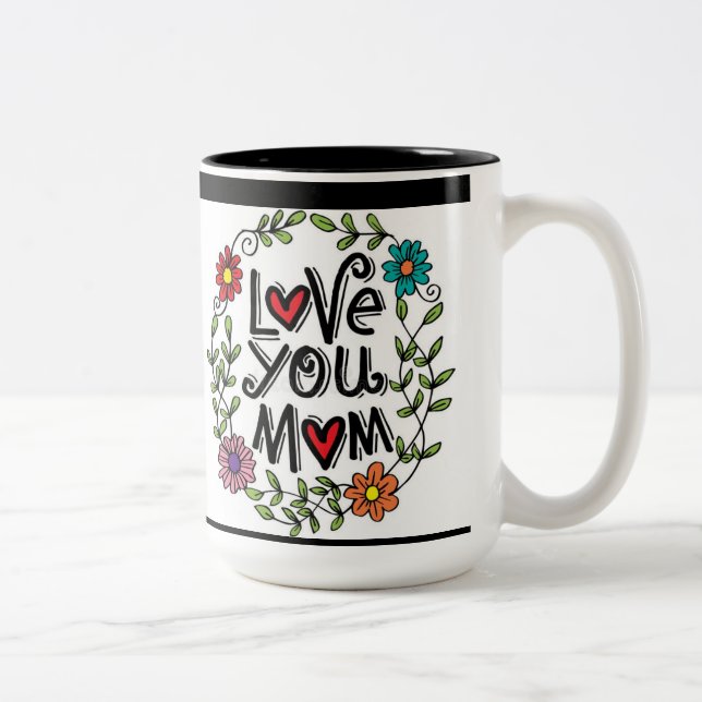 Taza Bicolor Amour Maternel - Tasse Spéciale Journée des Mères (Derecha)
