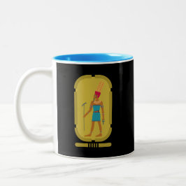Taza Bicolor Amun Dios Del Aire