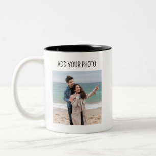Taza Bicolor AÑADIR imagen, logotipo o texto, regalos fotográfi