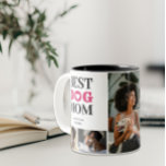 Taza Bicolor Añadir tu foto de 5 Mascotas mejor perro de defini<br><div class="desc">Abrace el amor incondicional y la alegría ilimitada de ser una madre de perro con nuestro encantador collage de 5 fotos personalizado y la taza de definición de mamá de perro. Esta encantadora taza muestra a sus peludos miembros de la familia en un cálido montaje, capturando sus divertidas payasadas y...</div>