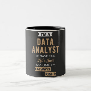 Taza Bicolor Analista de datos