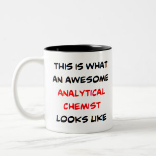 Taza Bicolor analítico químico, impresionante