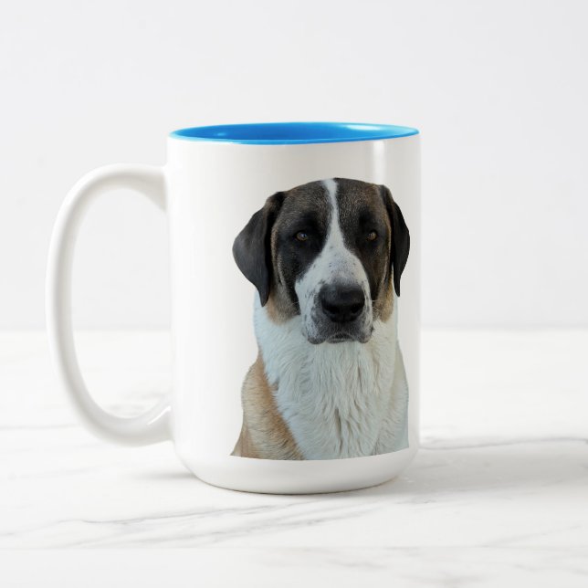 Taza Bicolor Anatolian Shepherd Dog Mug (Izquierda)
