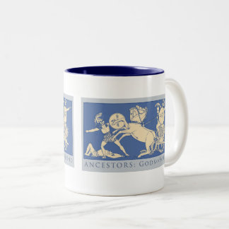 Taza Bicolor ANCESTROS: Dioses del sonido - Guerreros griegos