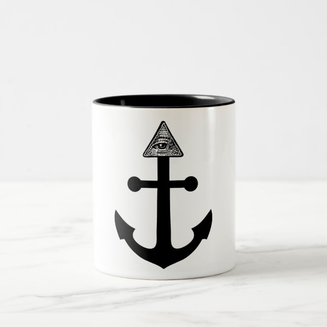 Taza Bicolor Ancla de Illuminati (Centro)