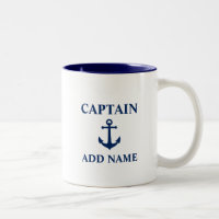 Anclaje de época con nombre de capitán o nombre de