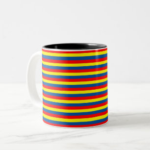 Taza Bicolor Andorra Ecuador rumania moldavia colombia bandera
