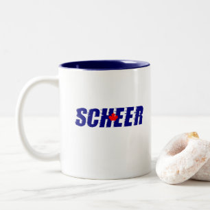 Taza Bicolor Andrew Scheer Speedy negrita Color de hoja de arce