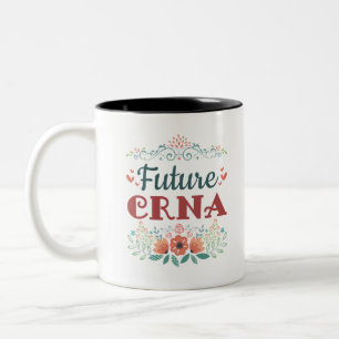 Taza Bicolor Anestesiólogo anestesiólogo de la futura enfermera