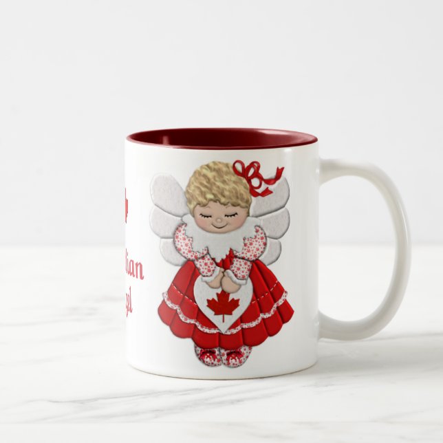 Taza Bicolor Ángel canadiense (Derecha)