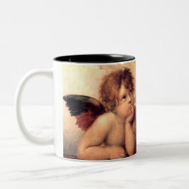 Taza Bicolor Angel Cherubs