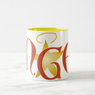 TAZA BICOLOR ÁNGEL DE CONSUMICIÓN