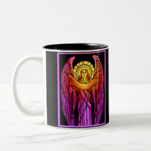 Taza Bicolor Ángel de cristal manchado Mug