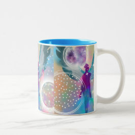 Taza Bicolor Ángel de la guarda