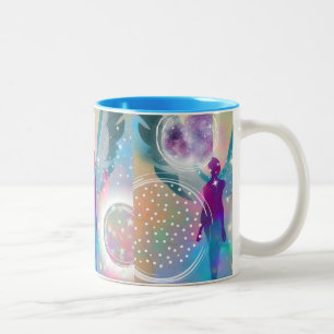 Taza Bicolor Ángel de la guarda