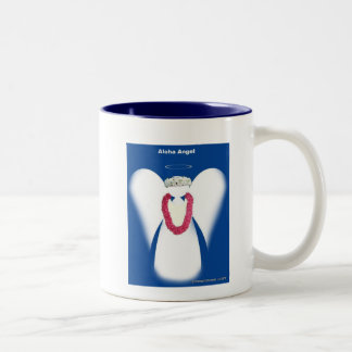 Taza Bicolor Ángel de la hawaiana