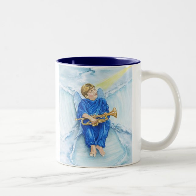 Taza Bicolor Ángel de la nieve (Derecha)