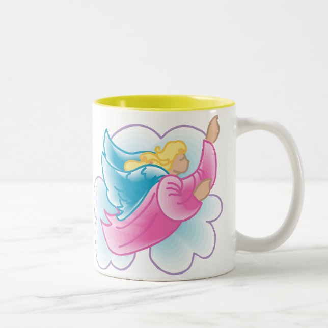 Taza Bicolor Angel Mug (Derecha)