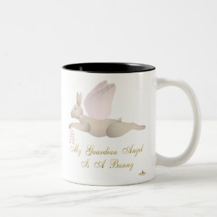Taza Bicolor Ángel Rabbit Tan Rosa Rosa Rosa Rosa Rosa Guardian