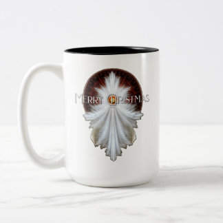 Taza Bicolor Angel Wings Snowflake Feliz Navidad TW ISO