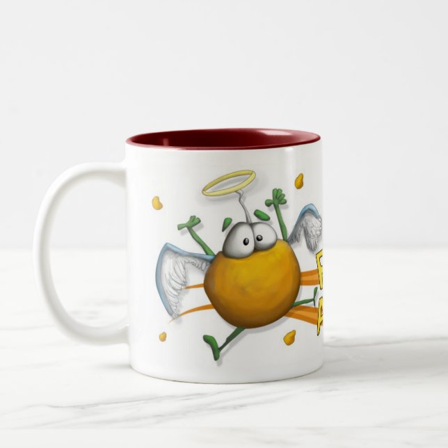 Taza Bicolor Ángeles de la patata (Izquierda)