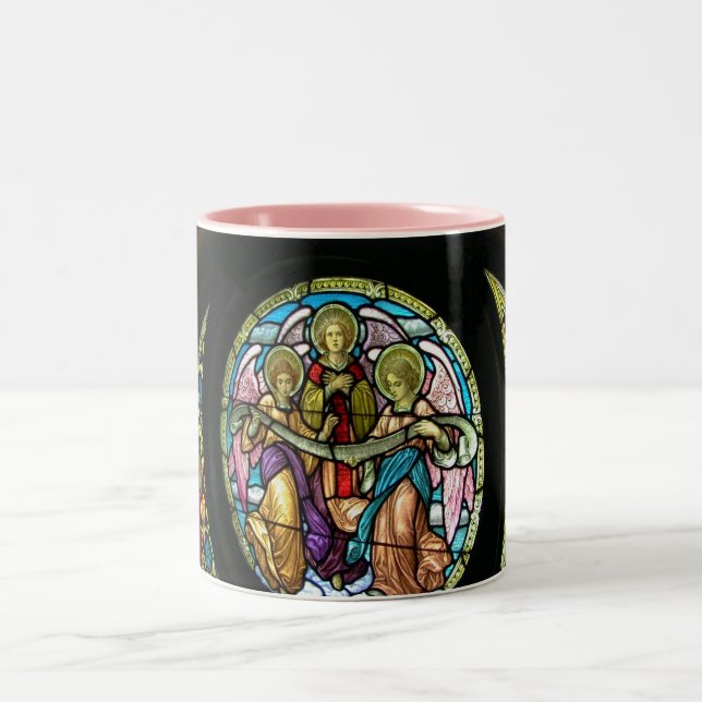 Taza Bicolor Ángeles del vitral--Taza (Centro)