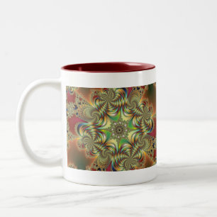 Taza Bicolor Angelus - Fractal Mug