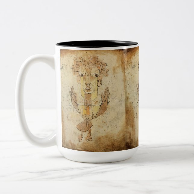 Taza Bicolor Angelus Novus por Paul Klee (Izquierda)