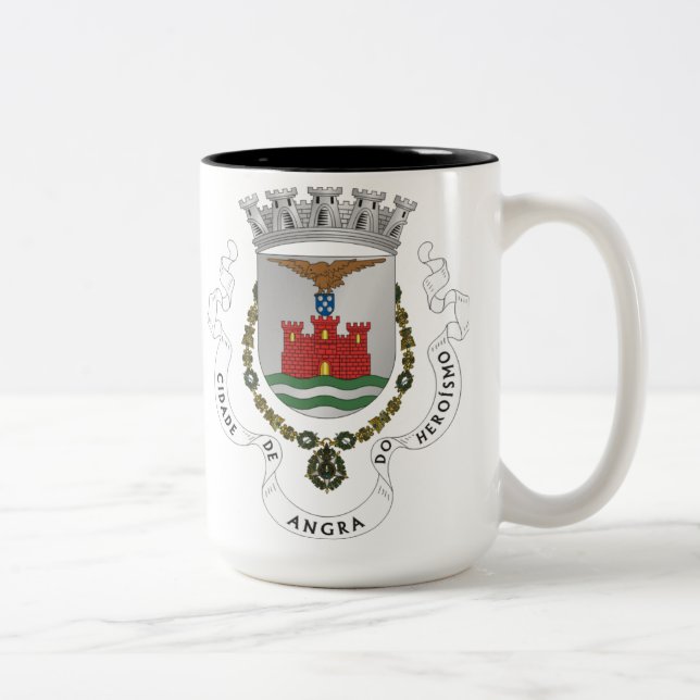 Taza Bicolor Angra do Heroismo Coffee Mug (Derecha)