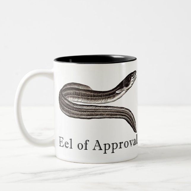 Taza Bicolor Anguila de la aprobación (Izquierda)