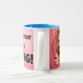 Taza Bicolor animadora, nunca olvides que eres un tonto