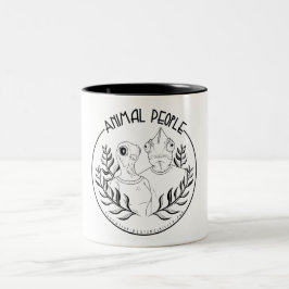 Taza Bicolor Animales