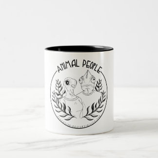 Taza Bicolor Animales