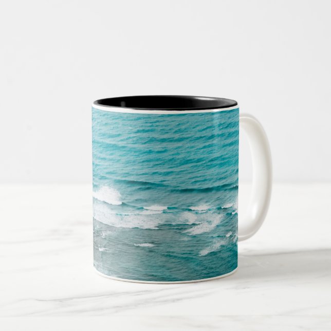 Taza Bicolor Animales marinos de Guay (Anverso derecho)