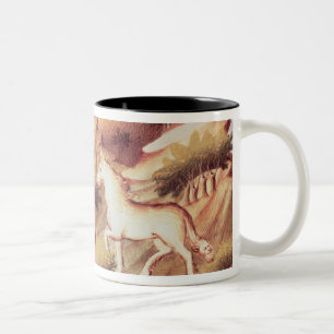 Taza Bicolor Animales míticos en el desierto