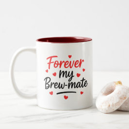Taza Bicolor Aniversario de las parejas de Brew-Mate/ Mug de re