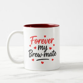 Taza Bicolor Aniversario de las parejas de Brew-Mate/ Mug de re