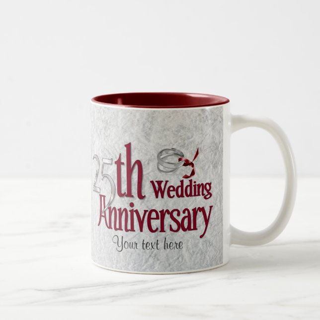 Taza Bicolor Aniversario de Plata (Derecha)
