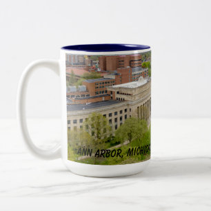 Taza Bicolor Ann Arbor, Michigan Mug