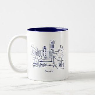 Taza Bicolor Ann Arbor Mug