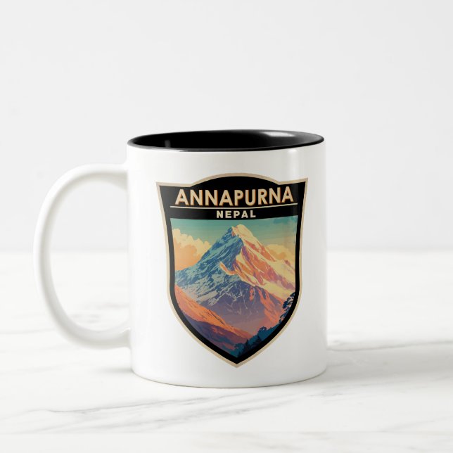 Taza Bicolor Annapurna Nepal Viajes de arte (Izquierda)