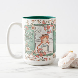 Taza Bicolor Anne de Green Gables   Donde hay octubre