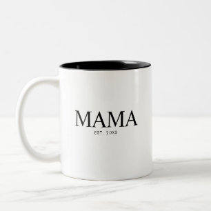 Taza Bicolor Año de establecimiento de Mama