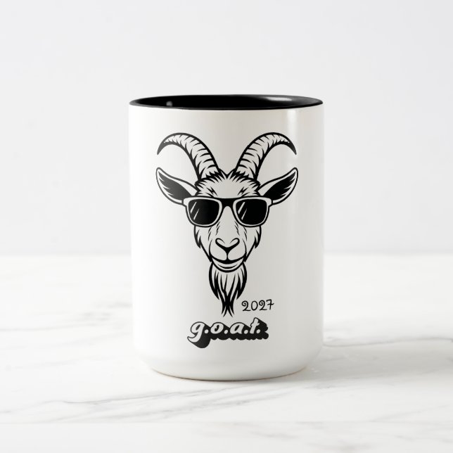 Taza Bicolor Año de la Cabra 2027 (Centro)