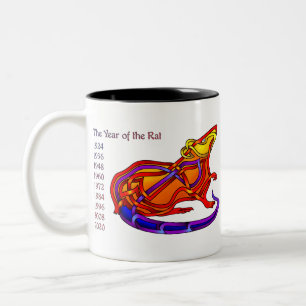Taza Bicolor Año de la Rata