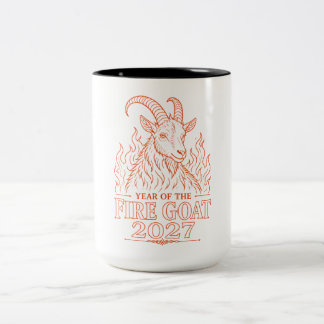 Taza Bicolor Año del Cabro de Fuego 2027