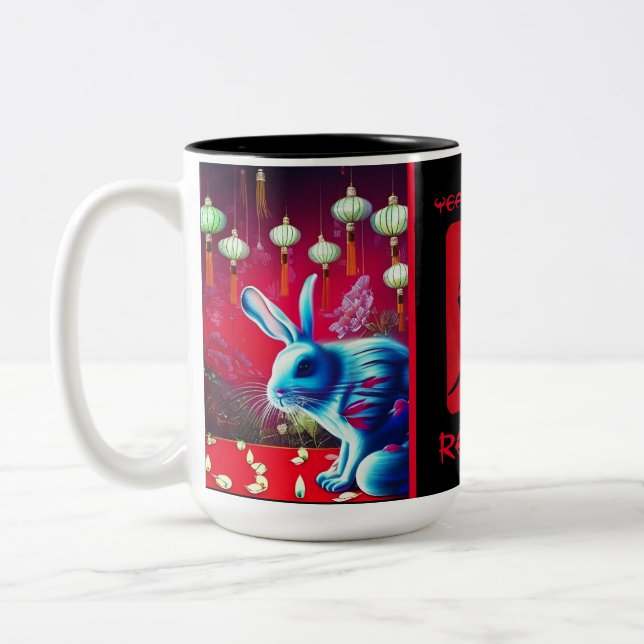 Taza Bicolor Año Del Conejo (Izquierda)