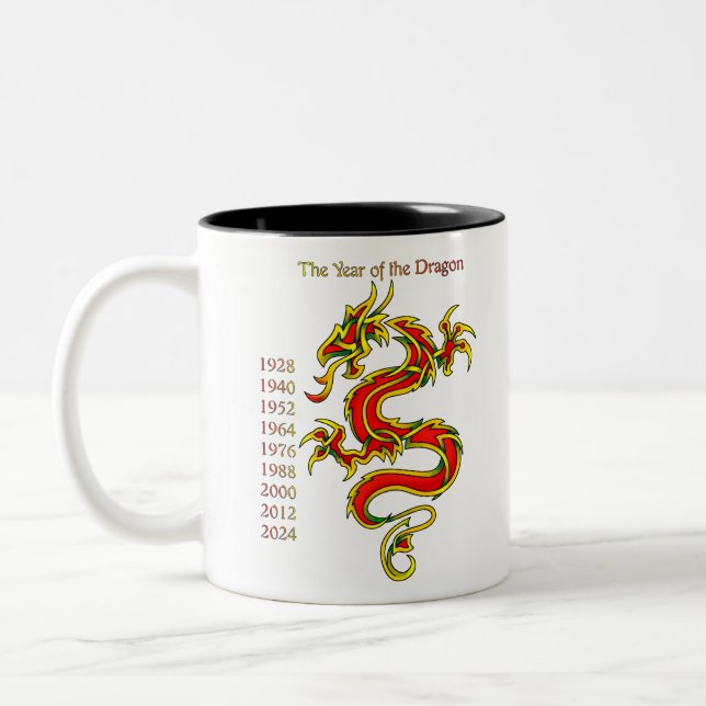 Taza Bicolor Año del dragón (Izquierda)